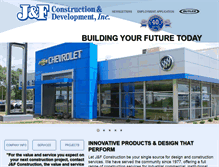 Tablet Screenshot of jfconstruction.com